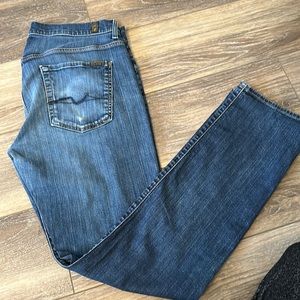 Men’s 7 For All Mankind Straight Jeans, Size 34